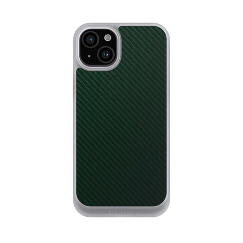Apple iPhone 15 Plus NIVOcore British Racing Green Carbon