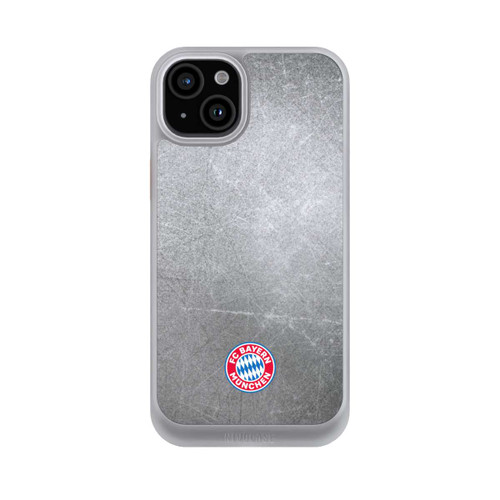 Apple iPhone 15 Plus NIVOcore Klassisches FCB Logo Klein - Bunt auf Metalllook