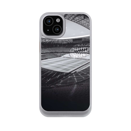 Apple iPhone 15 Plus NIVOcore Stadion FC Bayern - Black White