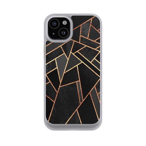 Apple iPhone 15 Plus NIVOcore Schwarze Nacht Gold Druck