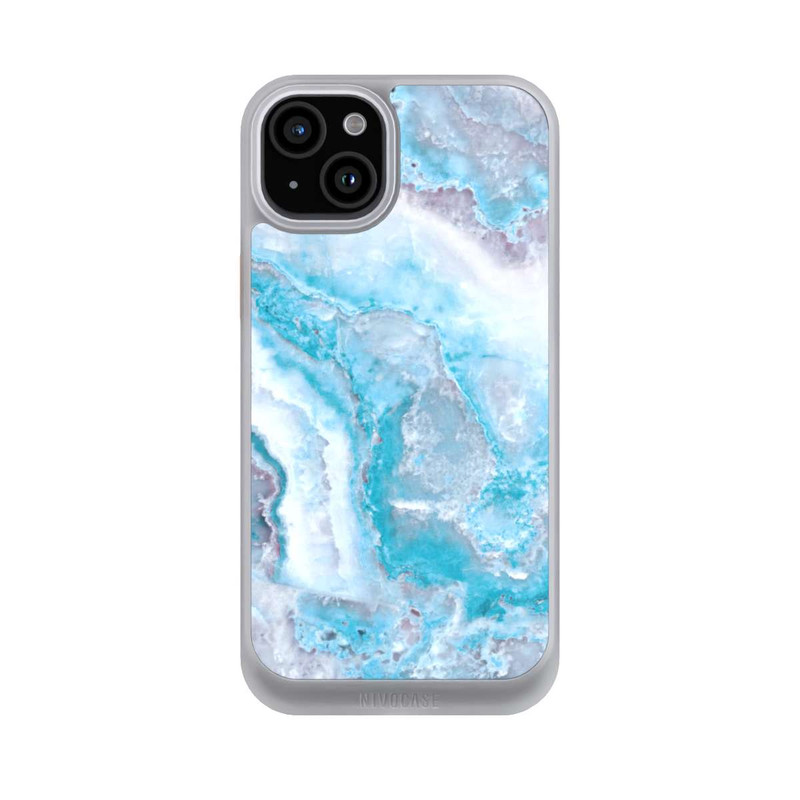 iPhone 15 Plus NIVOcore Edelstein Hellblau