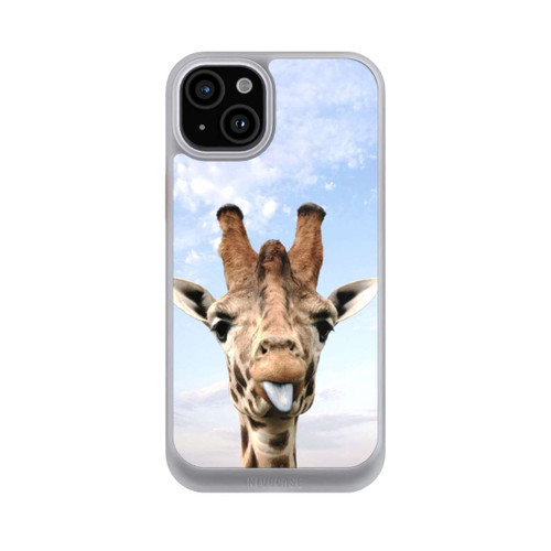 Apple iPhone 15 Plus NIVOcore Giraffe auf der Straße