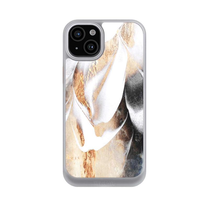 iPhone 15 Plus NIVOcore Beruhige Deine Seele Golddruck