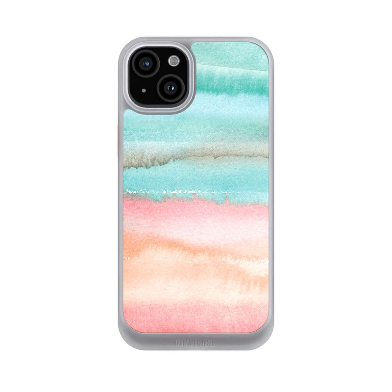 iPhone 15 Plus NIVOcore sommerlicher Farbverlauf Aquarell