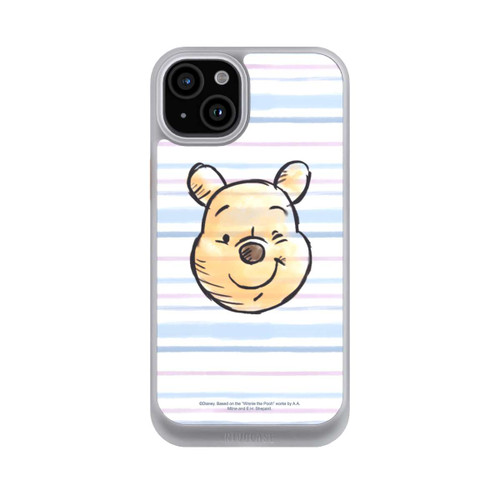 Apple iPhone 15 Plus NIVOcore Winnie Puuh auf Streifen