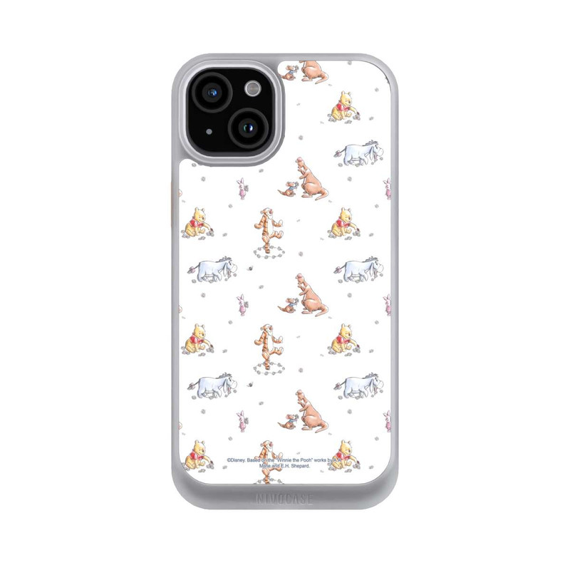 iPhone 15 Plus NIVOcore Winnie Puuh und Freunde Muster