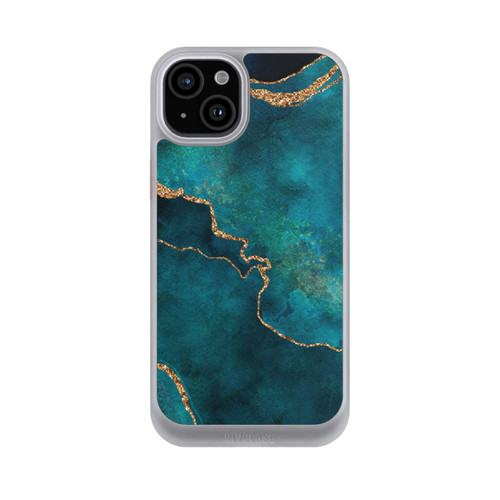 Apple iPhone 15 Plus NIVOcore Edelstein glänzend aquamarin