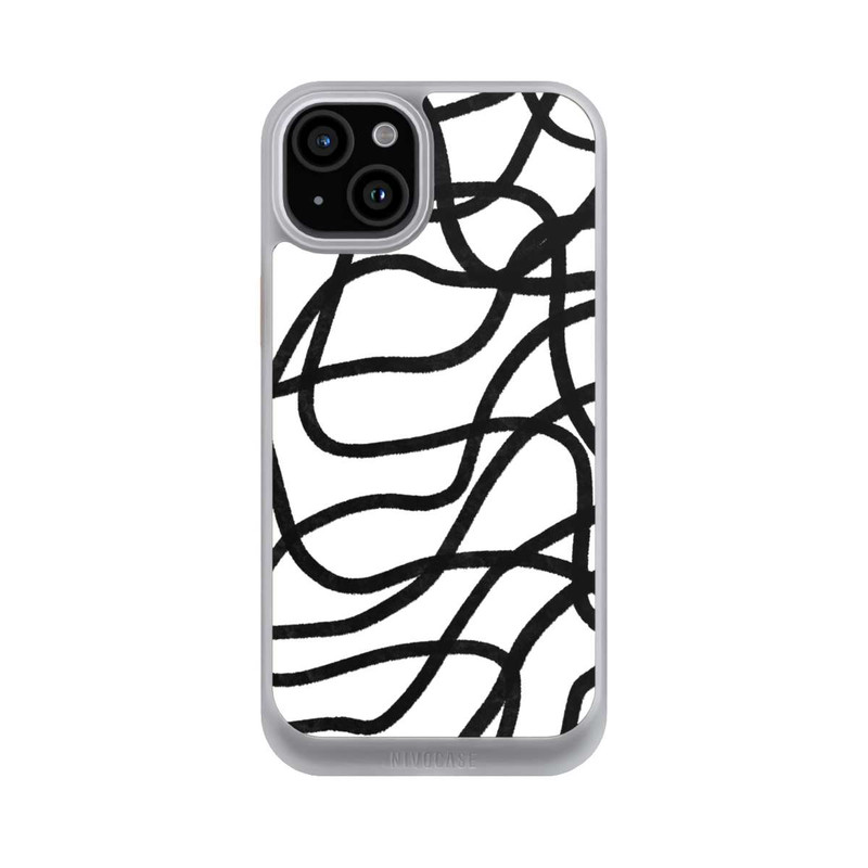 iPhone 15 Plus NIVOcore Schwarze Linien