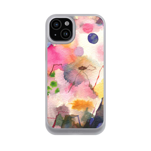 Apple iPhone 15 Plus NIVOcore Aquarell bunte Berge