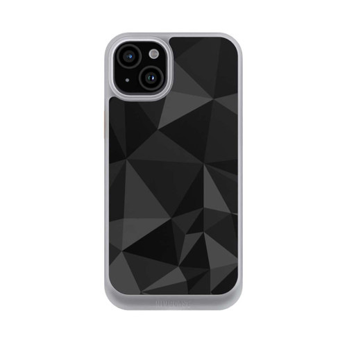 Apple iPhone 15 Plus NIVOcore Polygonmuster schwarz