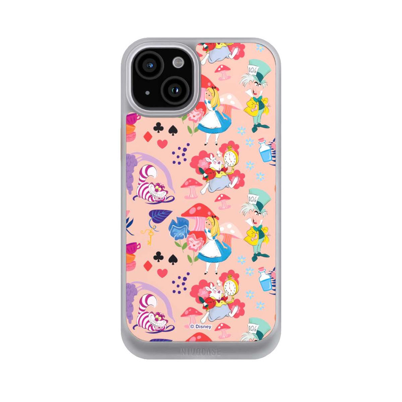 iPhone 15 Plus NIVOcore Alice Crazy Pattern