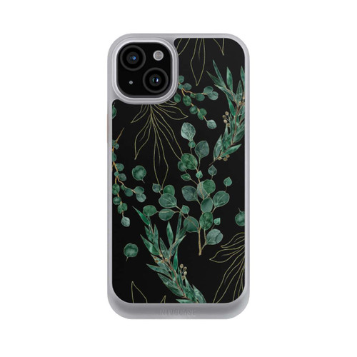 Apple iPhone 15 Plus NIVOcore Eukalyptusblätter schwarz