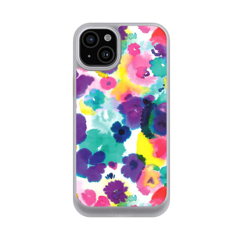 Apple iPhone 15 Plus NIVOcore Aquarellblumen abstrakt
