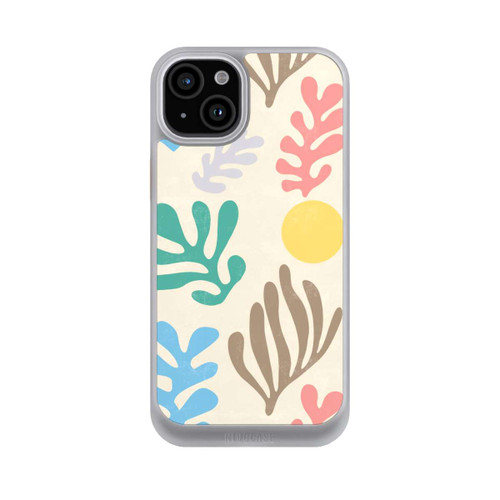 Apple iPhone 15 Plus NIVOcore Blätter im modernen Matisse-Stil