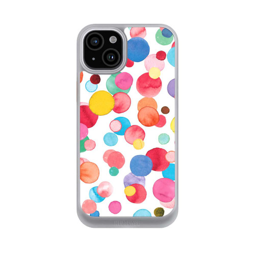 Apple iPhone 15 Plus NIVOcore Sommertupfen Aquarell