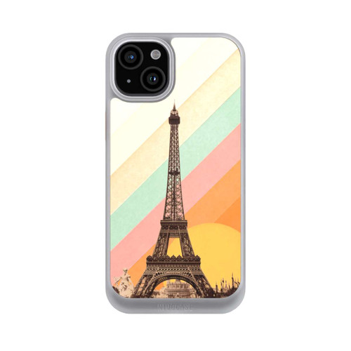 Apple iPhone 15 Plus NIVOcore Eiffelturm Regenbogen