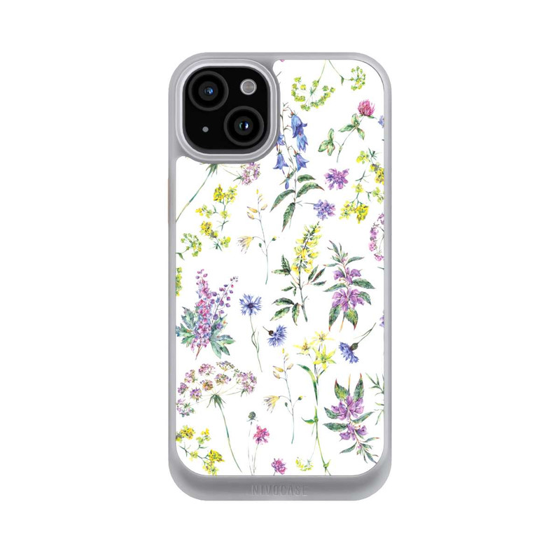 iPhone 15 Plus NIVOcore Wald und Wiesenblumen