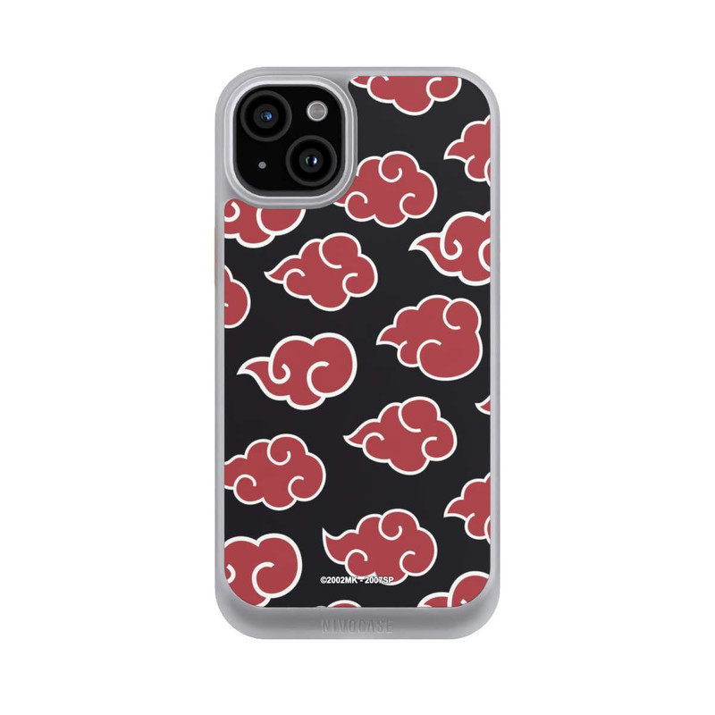 iPhone 15 Plus NIVOcore Akatsuki Pattern Black Big