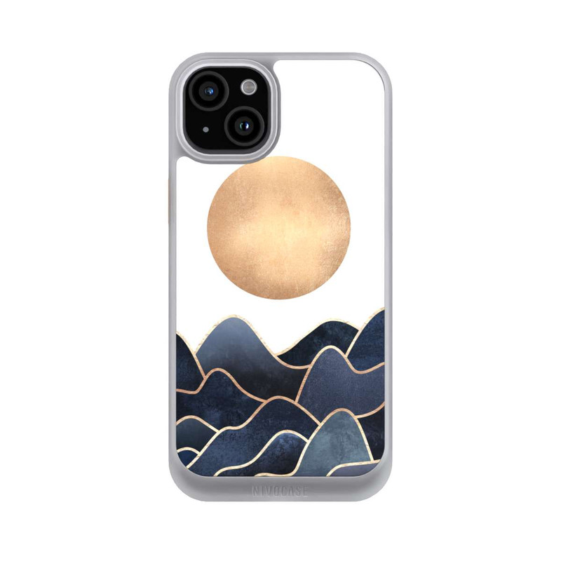 iPhone 15 Plus NIVOcore Wellen und Sonne