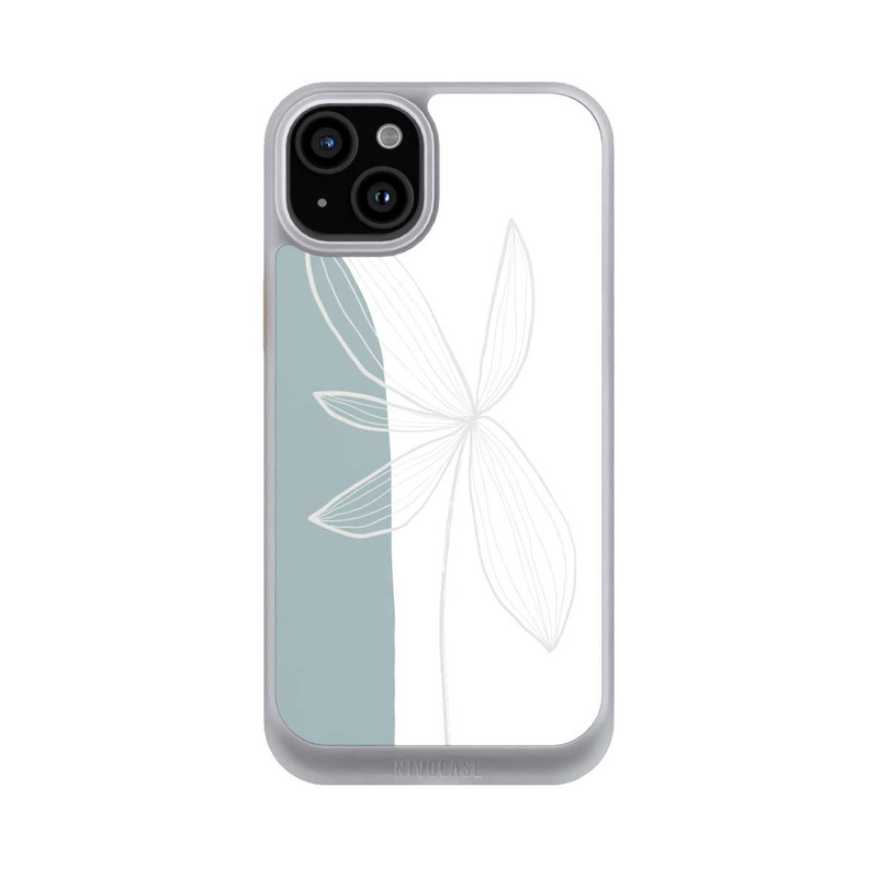 iPhone 15 Plus NIVOcore Blumen und Formen Nr. 3 - Anastasia Sawall