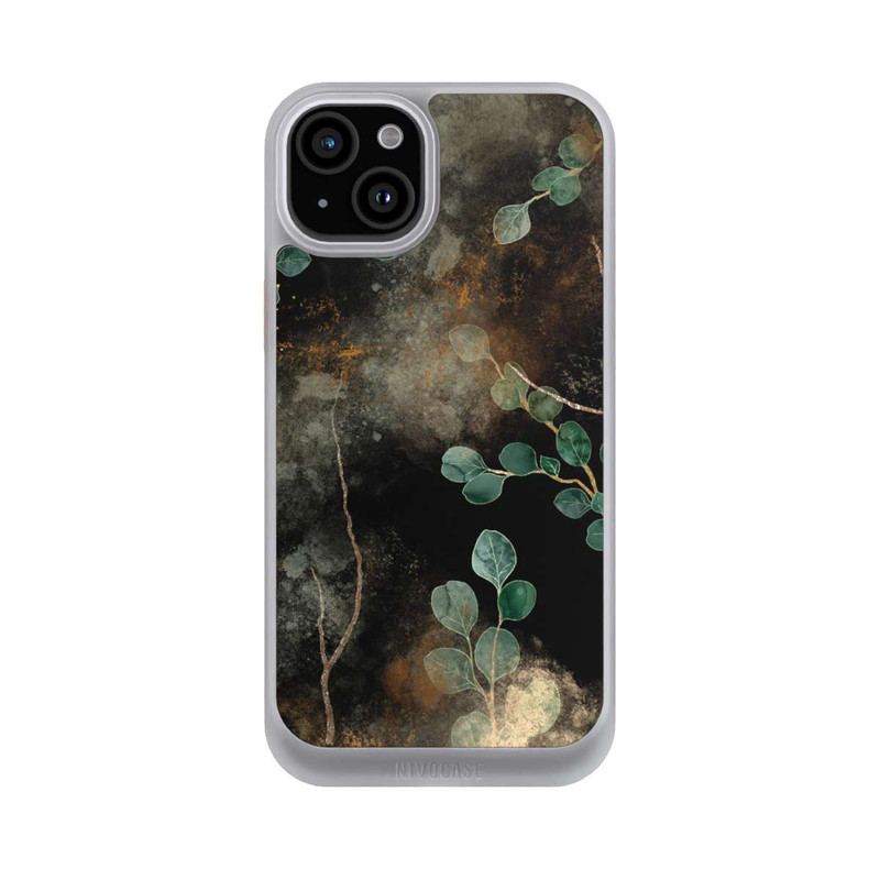 iPhone 15 Plus NIVOcore Eukalyptus Hintergrund