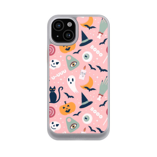 Apple iPhone 15 Plus NIVOcore Niedliche Halloween Gespenster Muster