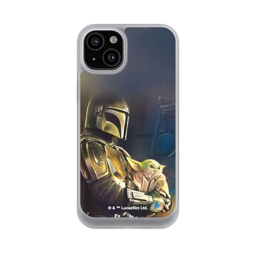 Apple iPhone 15 Plus NIVOcore Mandalorianer und Grogu im Schiff