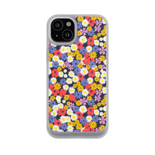 Apple iPhone 15 Plus NIVOcore Wildblumen-Muster