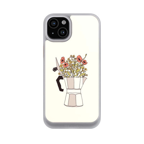 Apple iPhone 15 Plus NIVOcore Moka Blumen