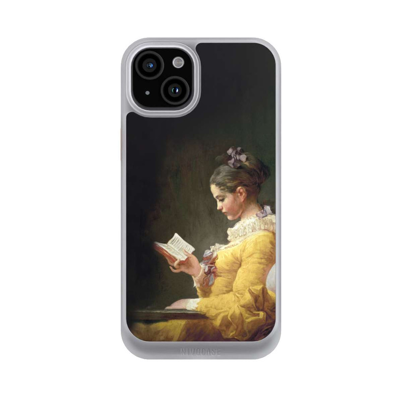 iPhone 15 Plus NIVOcore Lesendes Mädchen von Jean-Honore Fragonard