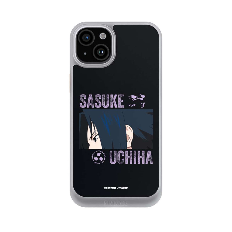 iPhone 15 Plus NIVOcore Sasuke Uchiha Close-Up