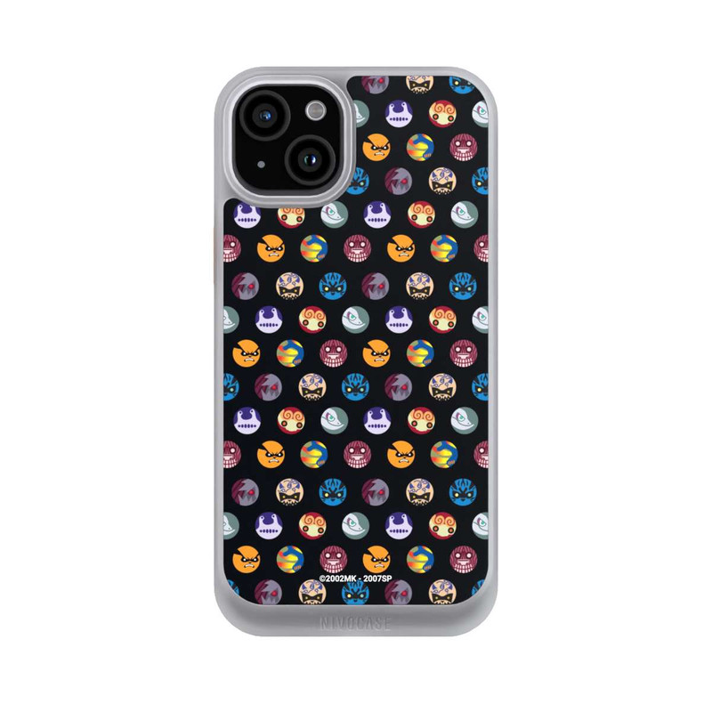 iPhone 15 Plus NIVOcore Bijuu Muster Schwarz
