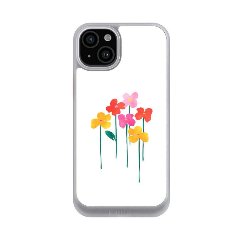 iPhone 15 Plus NIVOcore Kleine glückliche Blumen