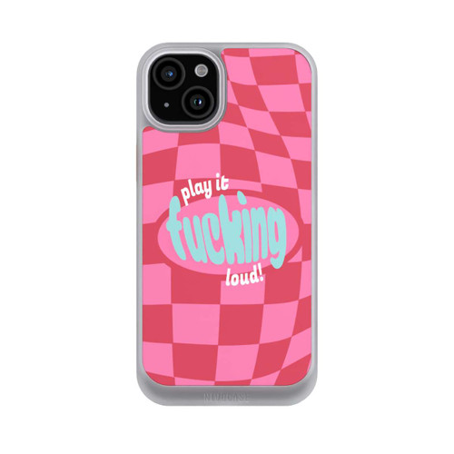Apple iPhone 15 Plus NIVOcore Play Fucking Loud Kariert