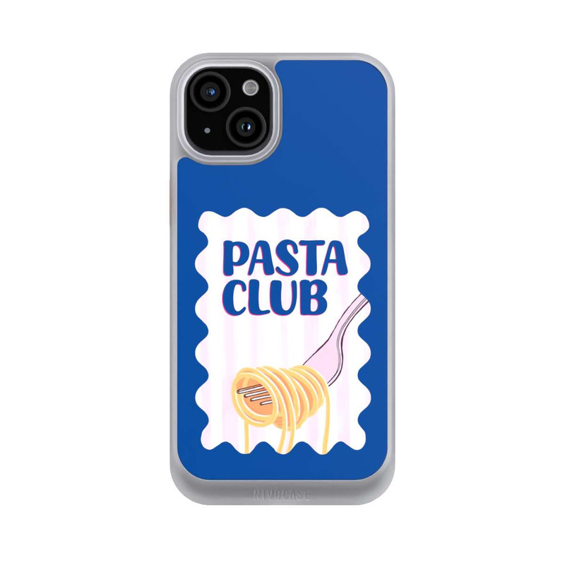 iPhone 15 Plus NIVOcore Pasta Club in Blue and Pink