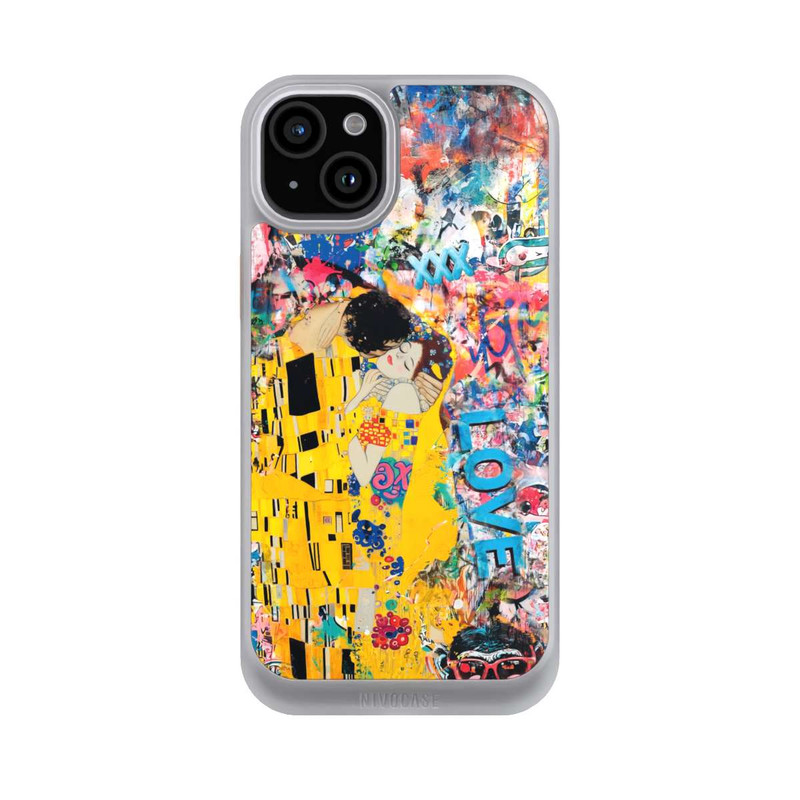 iPhone 15 Plus NIVOcore Graffiti Kiss