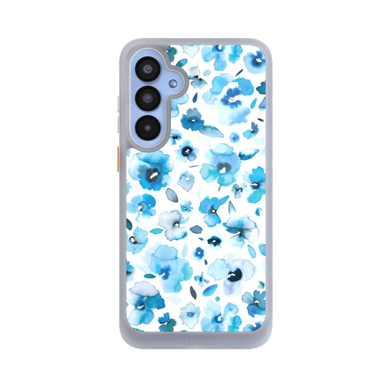 Galaxy A55 5G NIVOcore Blue Tropical Flowers