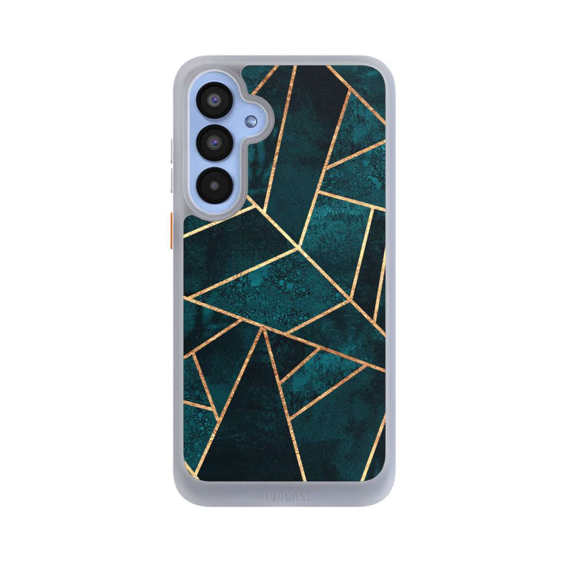 Galaxy A55 5G NIVOcore Tief Blaugrün Stein Gold Druck