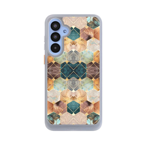 Samsung Galaxy A55 5G NIVOcore Naturfarbene Sechsecke und Diamanten