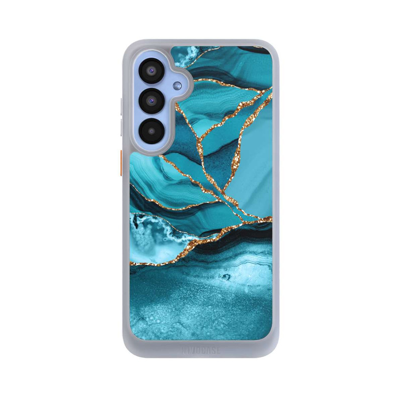 Galaxy A55 5G NIVOcore Eisblaue Marmor Landschaft