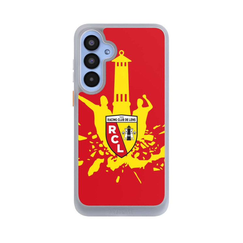 Galaxy A55 5G NIVOcore RC Lens Tour jaune sur rouge
