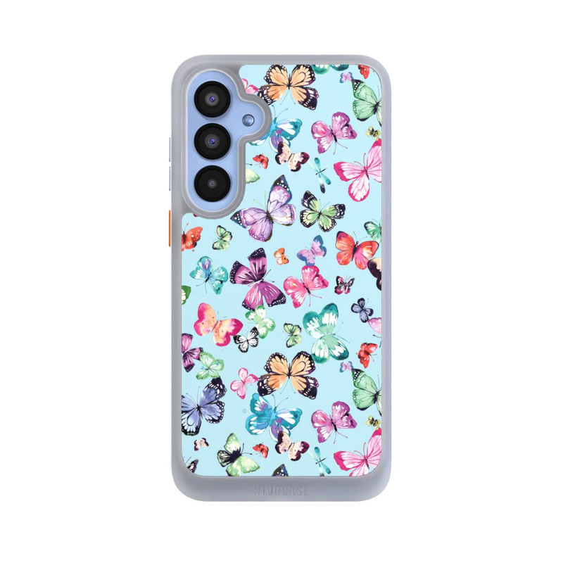Galaxy A55 5G NIVOcore Butterflies Pink Orange Blue