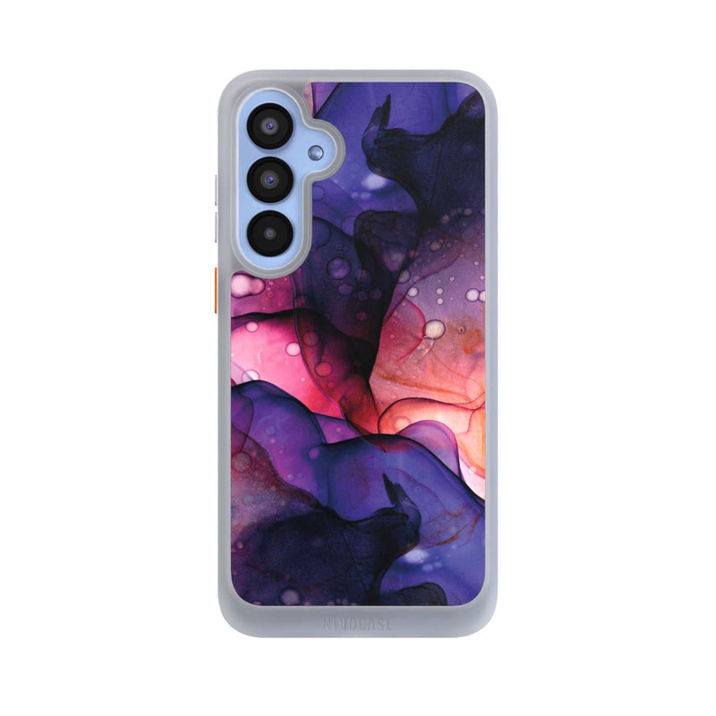 Galaxy A55 5G NIVOcore Flüssige Kunst Lila-Pink