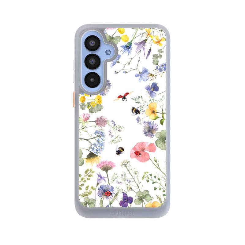 Galaxy A55 5G NIVOcore Bunte Frühlingsblumen und Bienen