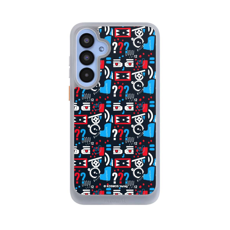 Galaxy A55 5G NIVOcore Drei Fragezeichen Wildes Muster