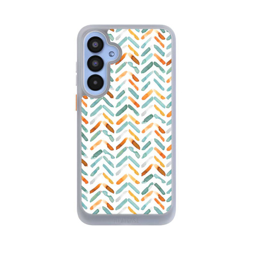Samsung Galaxy A55 5G NIVOcore Elegant Fall Chevron Blue Orange