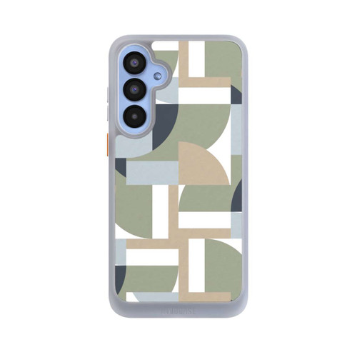 Samsung Galaxy A55 5G NIVOcore Futuristic Bauhaus Polygons Beige