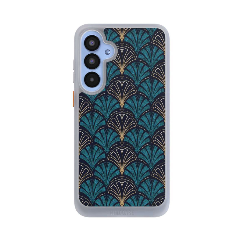 Galaxy A55 5G NIVOcore Art Deco Aquamarin Gold