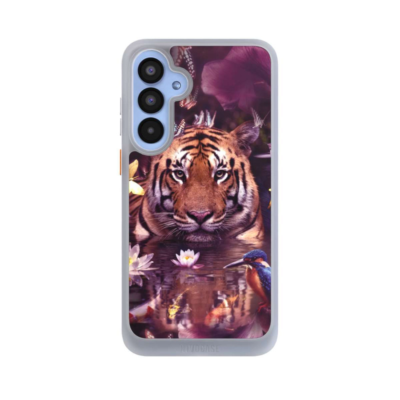 Galaxy A55 5G NIVOcore Tiger Blumenrahmen