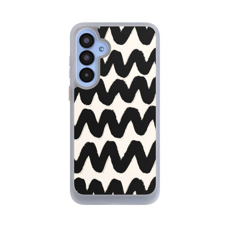 Galaxy A55 5G NIVOcore Vagues Noires Pattern